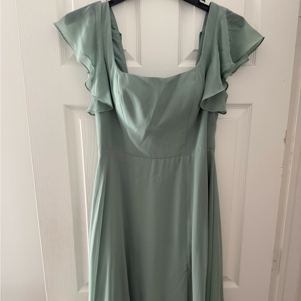 Elegant Green Women's Dress